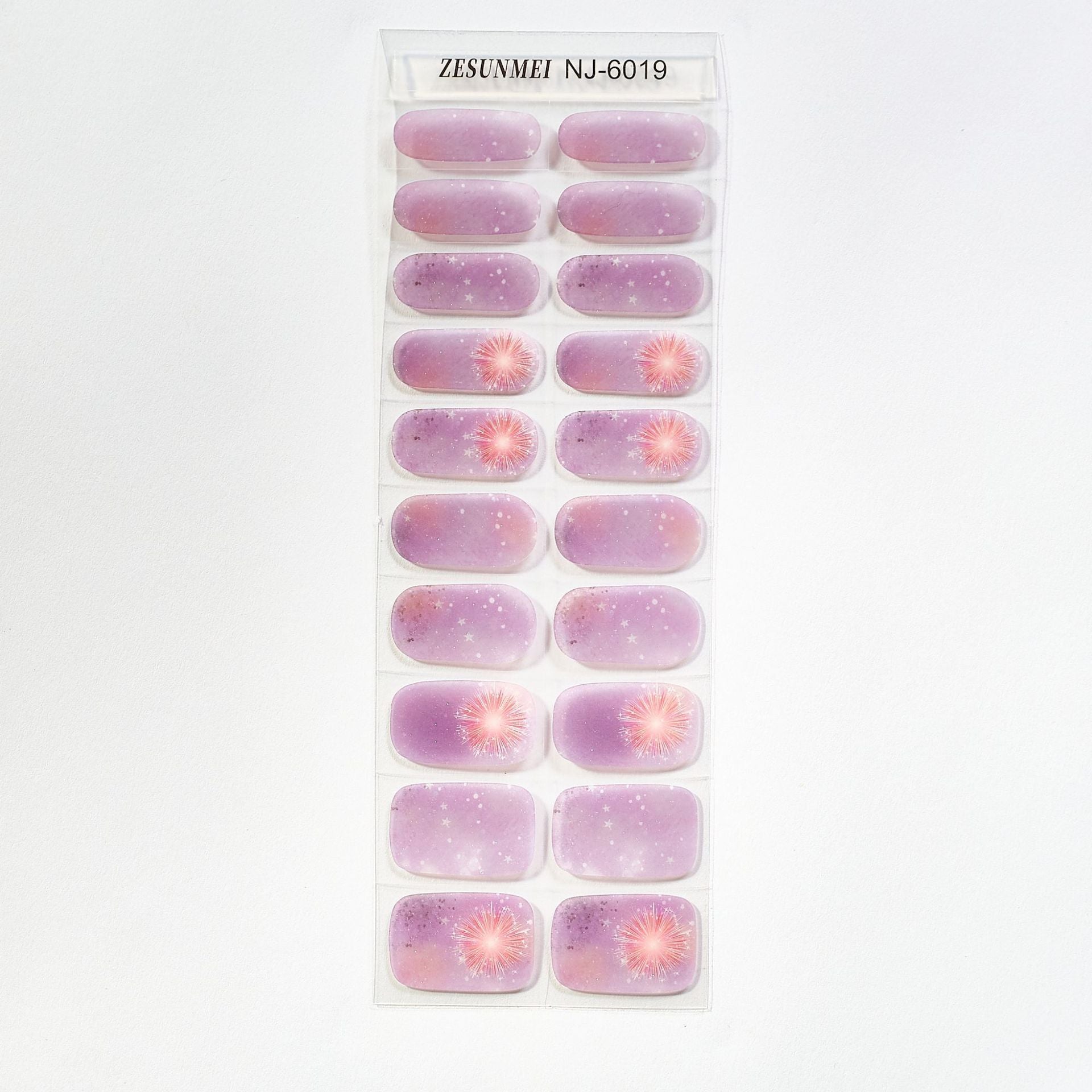 Candy Color UV Semi-Cured Nail Art Stickers