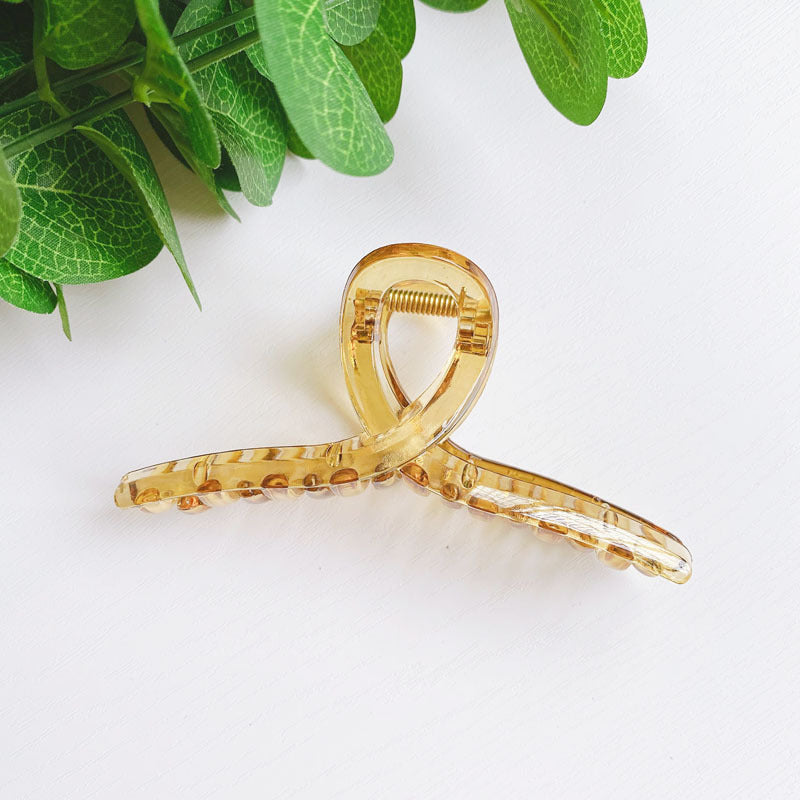 Gentle Aesthetic Cross Hair Claw Clip for Updos