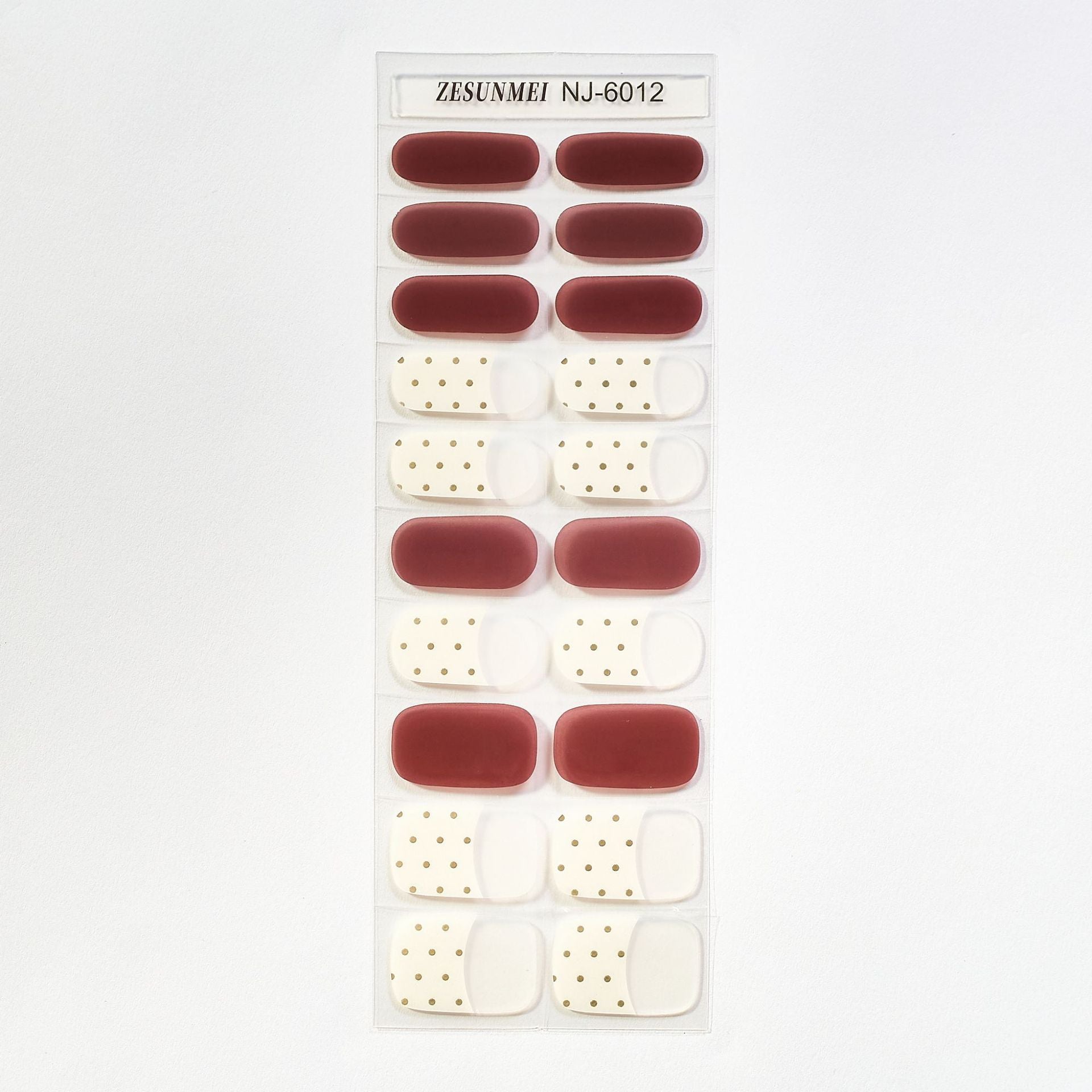 Candy Color UV Semi-Cured Nail Art Stickers