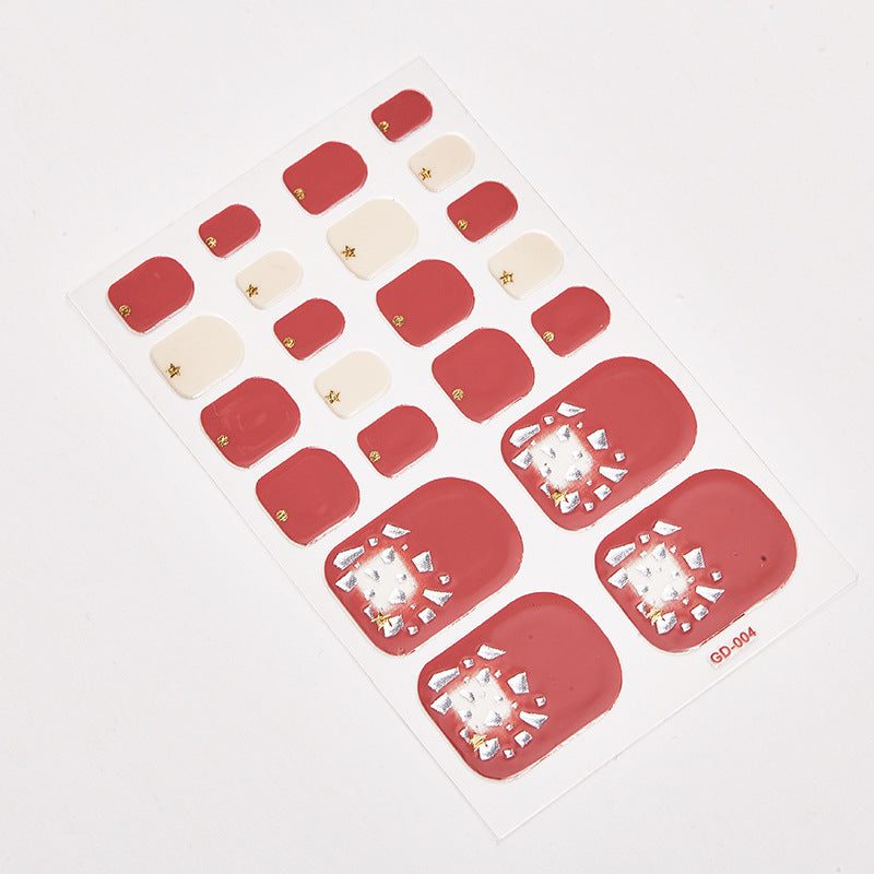 Waterproof Nail and Foot Stickers - 22 Small Designs