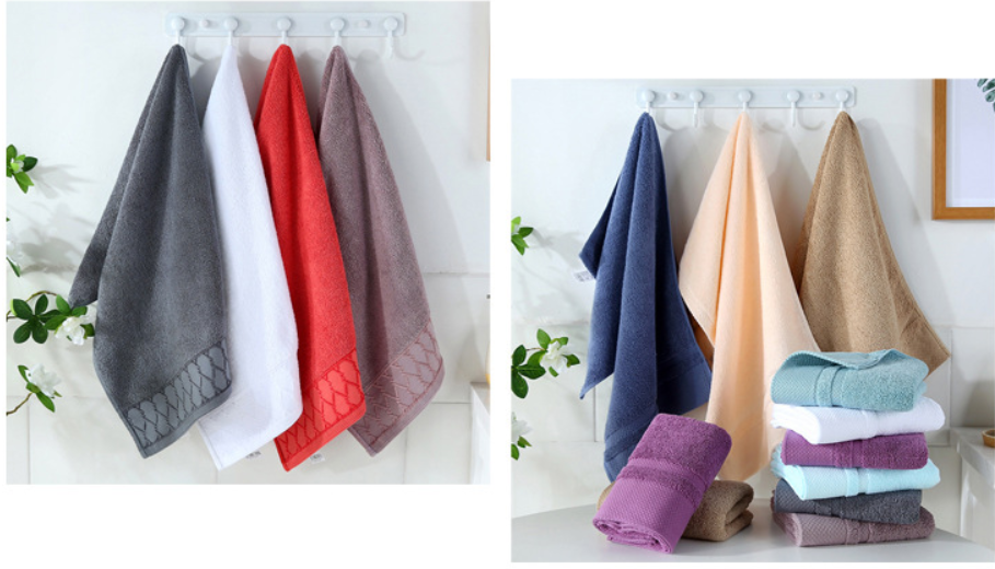 Thick Cotton Face Towels (120g)