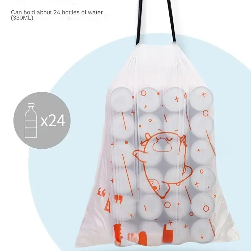 69pcs Drawstring Garbage Bags (Trash Bags)