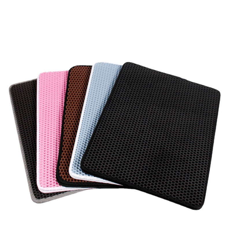EVA Double Layer Waterproof Cat Litter Mat and Scratcher