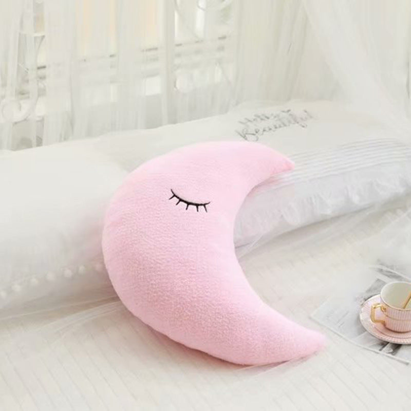 Plush Moon Star Cloud Raindrop Baby Pillow Decor