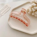 Gentle Aesthetic Cross Hair Claw Clip for Updos