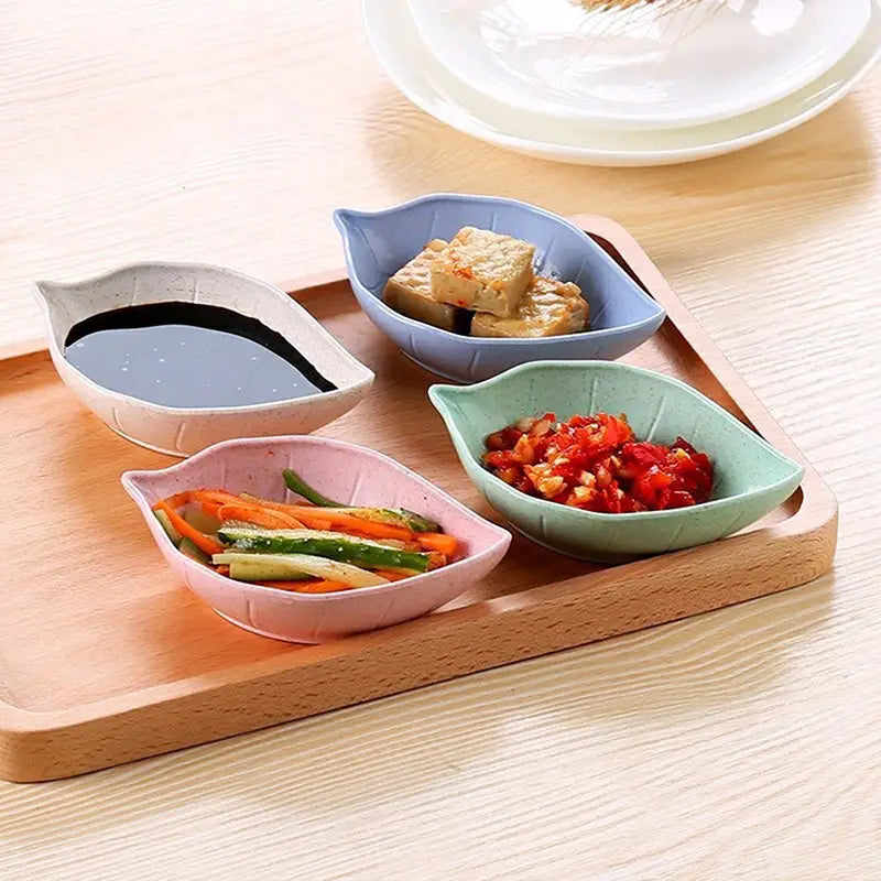 Leaf Shape Seasoning Dish - Multipurpose Kitchen Bowl
