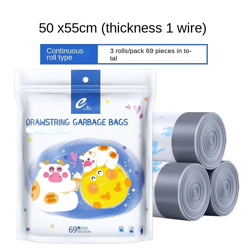 69pcs Drawstring Garbage Bags (Trash Bags)
