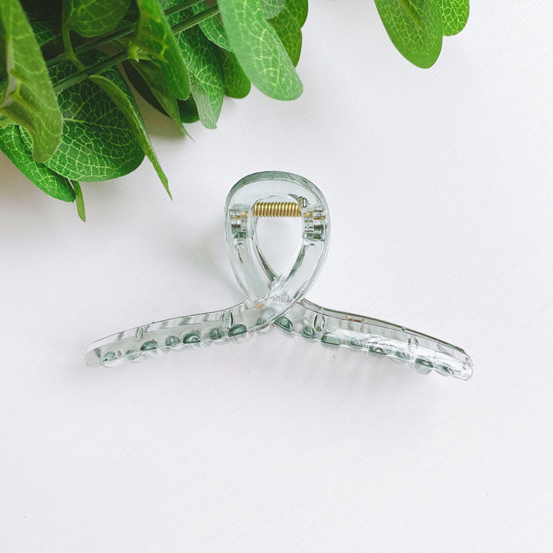 Gentle Aesthetic Cross Hair Claw Clip for Updos
