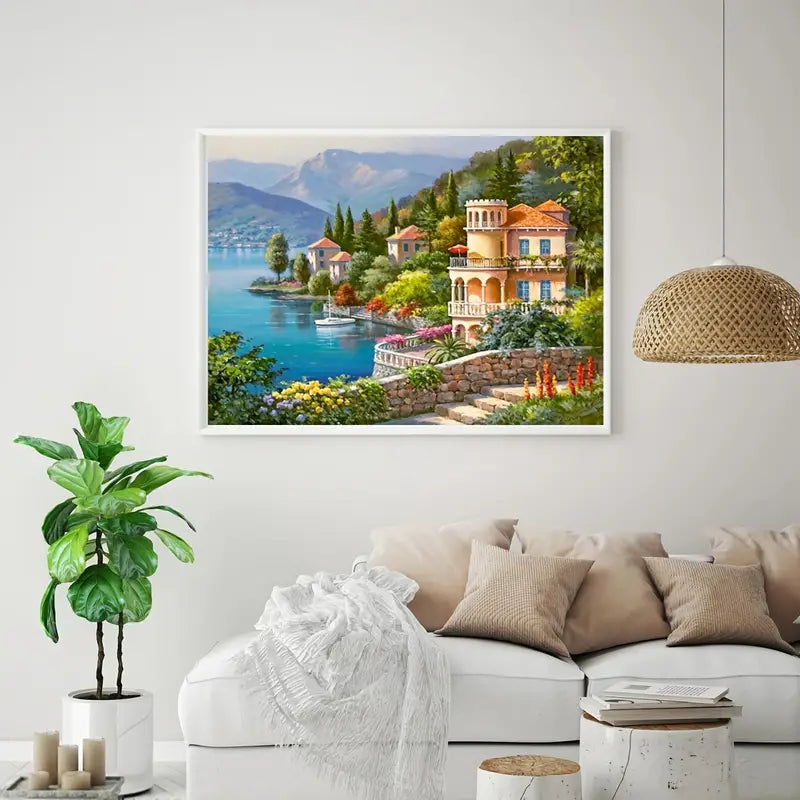 5D Diamond Painting Landscape Rhinestone Wall Art (1pc)