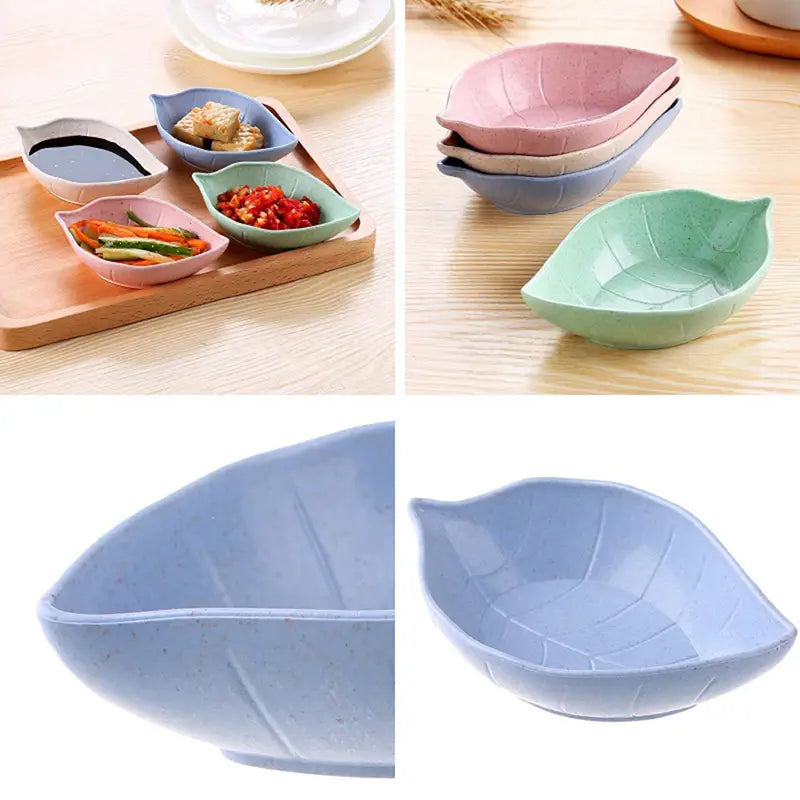 Leaf Shape Seasoning Dish - Multipurpose Kitchen Bowl
