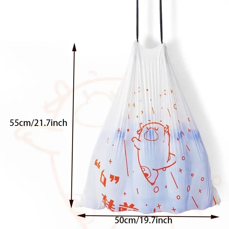 69pcs Drawstring Garbage Bags (Trash Bags)