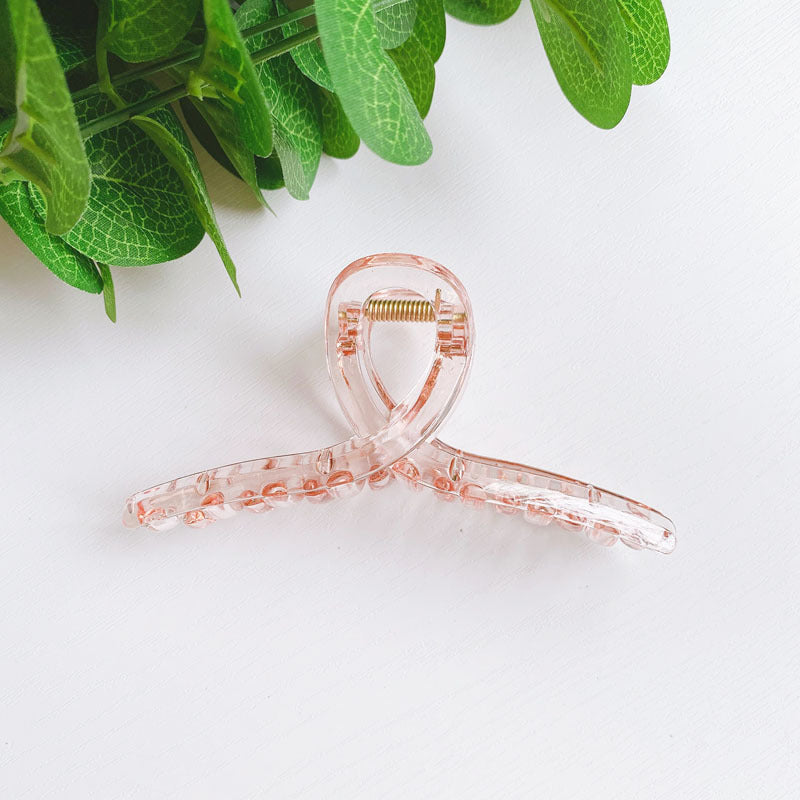 Gentle Aesthetic Cross Hair Claw Clip for Updos
