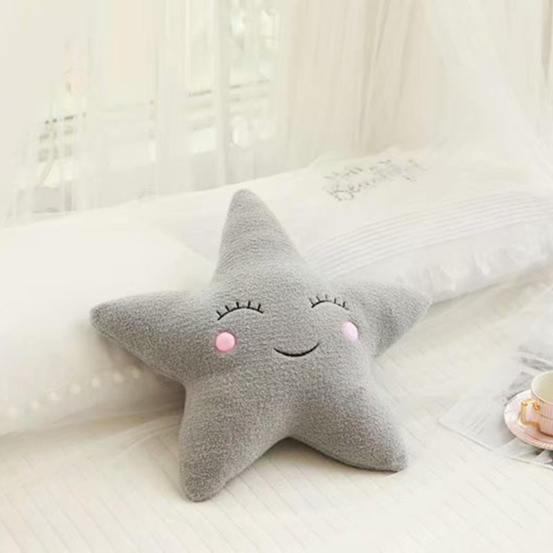 Plush Moon Star Cloud Raindrop Baby Pillow Decor