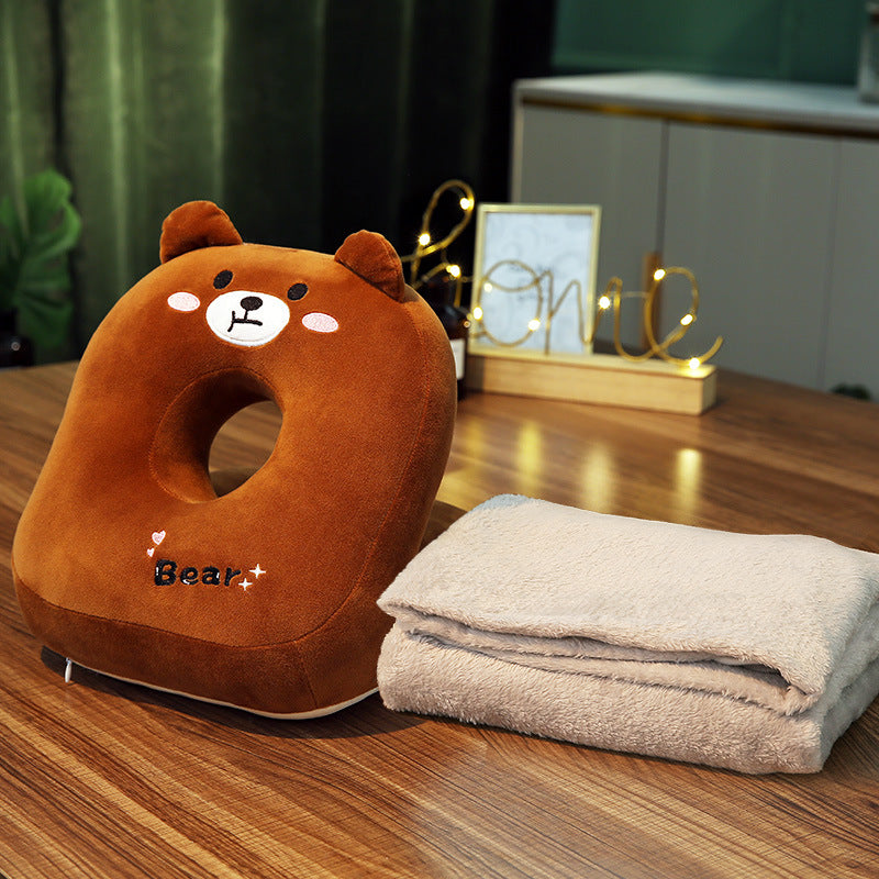 Cartoon Office Nap Pillow for Students and Kids