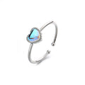 Aurora Moonstone Heart-shaped Love Ring