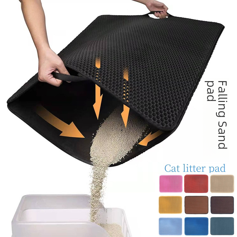 EVA Double Layer Waterproof Cat Litter Mat and Scratcher