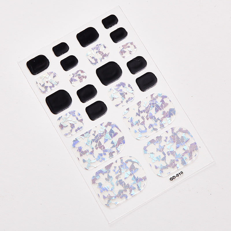 Waterproof Nail and Foot Stickers - 22 Small Designs