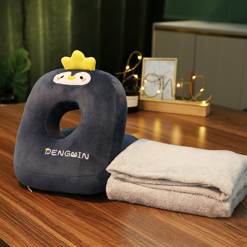 Cartoon Office Nap Pillow for Students and Kids