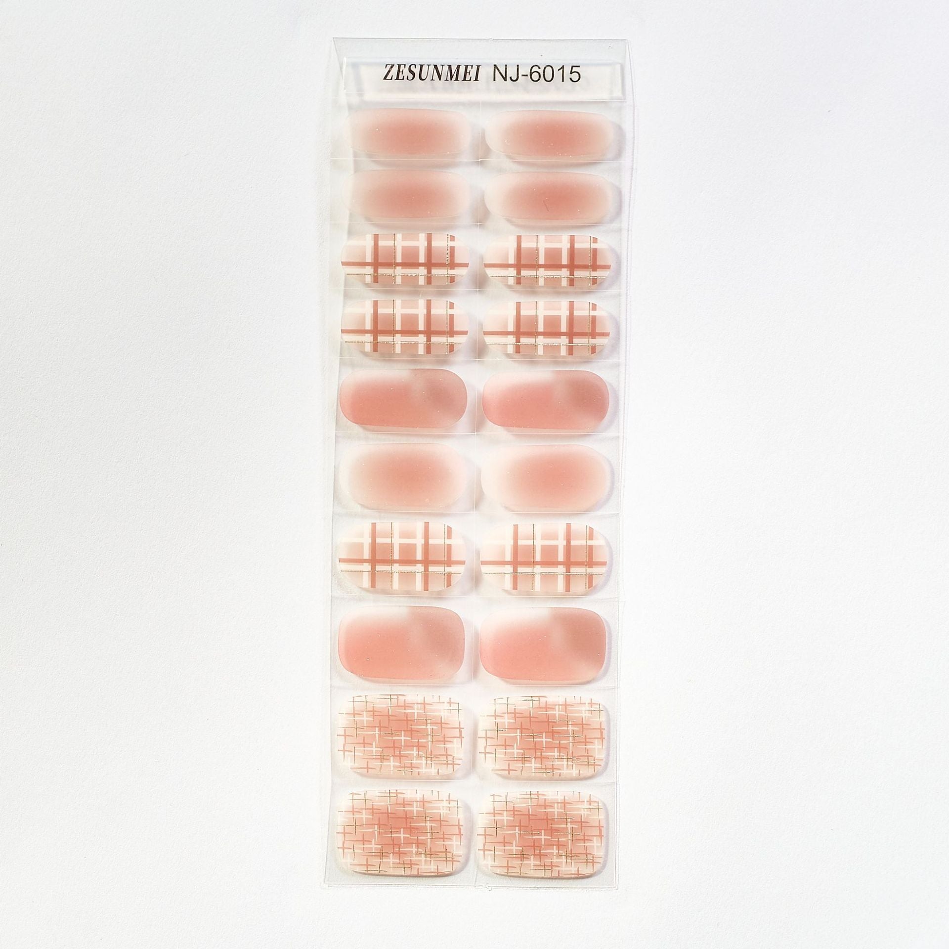 Candy Color UV Semi-Cured Nail Art Stickers