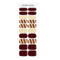 Candy Color UV Semi-Cured Nail Art Stickers
