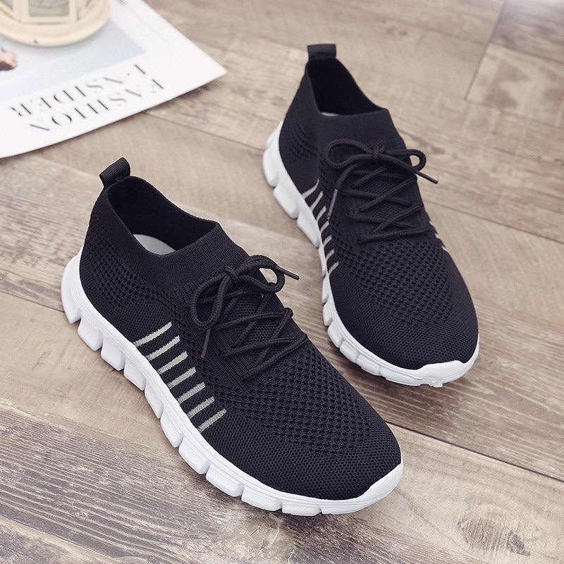 Women's Breathable Fly Woven Casual Sneakers