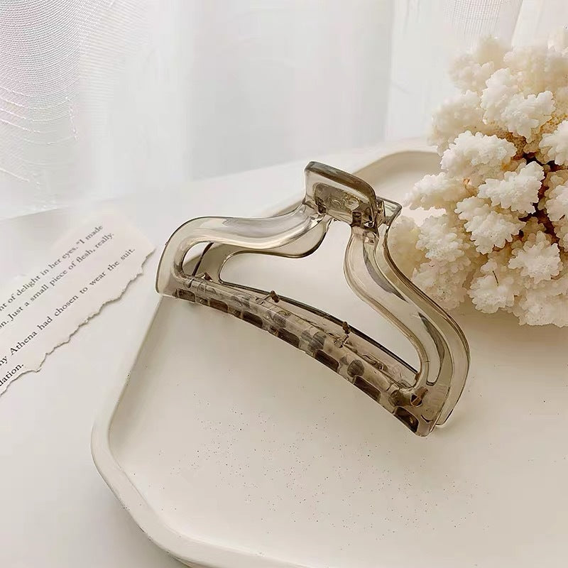 Gentle Aesthetic Cross Hair Claw Clip for Updos