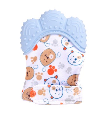 Silicone Teething Gloves with Sound for Babies